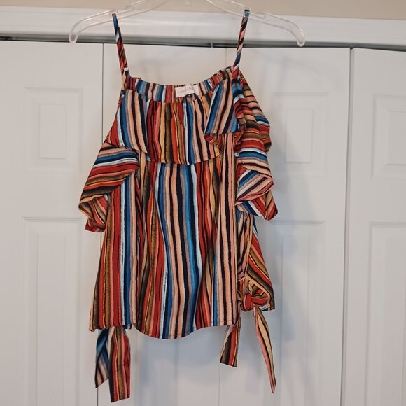 Alythea Tops - 3/$18 or 5/$25 Alythea Red/Brown Tank Top Size Medium